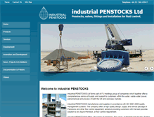 Tablet Screenshot of industrialpenstocks.co.uk